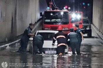 Минувшей ночью в Ереване выпала двойная месячная норма осадков — 17-18 мм