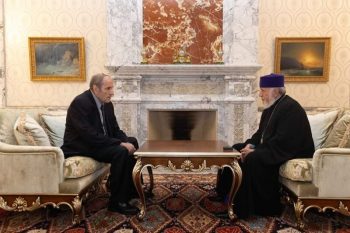 Левон Тер-Петросян встретился с Гарегином II и выразил ему свою полную поддержку