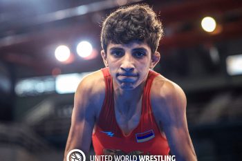 Армянский борец Марат Ачемян завоевал бронзу на ЧМ U17