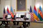 Подписана Совместная декларация президента Азербайджанской Республики, премьер-министра Республики Армения и президента Соединенных Штатов Америки Дональда Трампа