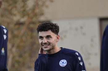 Первая тренировка сборной Армении перед матчем с Венгрией