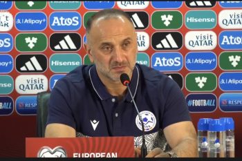 «Я не боюсь поражения и очень надеюсь на победу», — главный тренер национальной сборной по футболу Егище Меликян