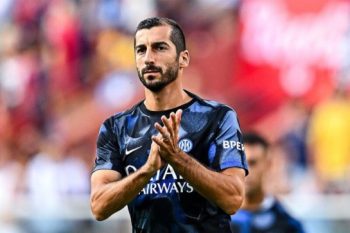 Генрих Мхитарян пропустит матч Интер-Милан из-за травмы