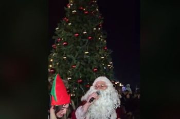 21 декабря в 19:00 торженственно зажглись огни новогодней ёлки в парке Дружбы в Гюмри. Фоторепортаж