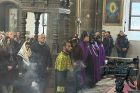 Гюмри: Пашинян — в церкви Йот Верк, а священники Ширакской епархии — в церкви Аменапркич, (Всеспасителя)