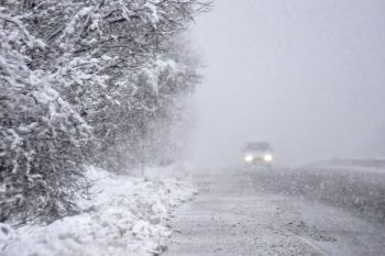 В регионе Амасии разыгралась метель: ситуация на автодорогах Армении