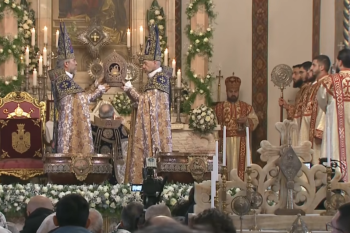 В Первопрестольном Эчмиадзине проходит Рождественская литургия