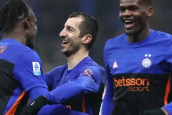 «Когда Мики счастлив»: «Интер» о голе Мхитаряна в итальянской Серии А