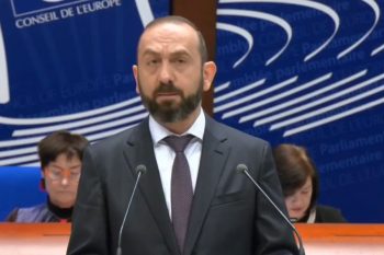 Выступление министра иностранных дел Республики Армения Арарата Мирзояна на сессии ПАСЕ