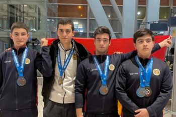 Юные армянские стрелки привезли на Родину три медали с чемпионата Европы