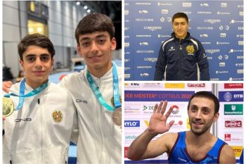 Четверо гимнастов представят Армению на Кубке мира в Германии