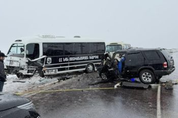 ДТП с участием автобуса полиции произошло в Армении, погиб 1 человек