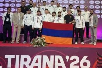 ЧЕ։ Сборная Армении по вольной борьбе заняла третье место