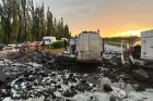 Молния разрушила мост на Севанской трассе в Армении