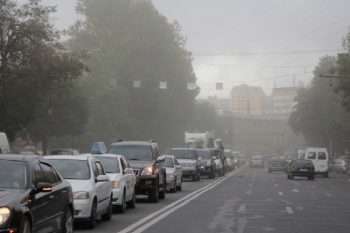 В ереванском районе Центр содержание пыли превысило допустимую норму