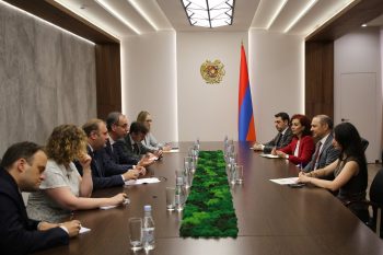 Армен Григорян и представители новой миссии партнерства ЕС в Армении обсудили вопросы сотрудничества