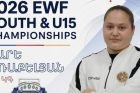 Наре Аракелян — серебряный призёр чемпионата Европы среди спортсменов до 15 лет