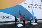 В преддверии COP17 в Ереване состоялась торжественная церемония поднятия флага ООН