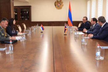 Սուրեն Պապիկյանն ու Սերբիայի դեսպանը քննարկել են երկու երկրների միջև պաշտպանության բնագավառում համագործակցությանն առնչվող հարցեր