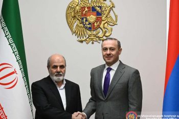 Արմեն Գրիգորյանն ու Ալի Աքբար Ահմադիանը քննարկել են Հայաստան-Իրան փոխգործակցության հեռանկարները