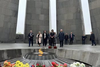 Սլովենիայի ԱԳ նախարարի գլխավորած պատվիրակությունը այցելել է Հայոց ցեղասպանության հուշահամալիր