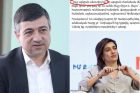 «Համաչափ է»․Սարիկ Մինասյանը Աննա Հակոբյանի վիրավորական բառերով «համեմված» գրառումների մասին