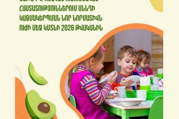 Մանկապարտեզներում 2026 թվականից նոր սննդակարգ կգործի