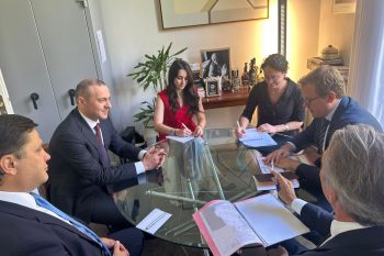 Արմեն Գրիգորյանը հանդիպել է Ֆրանսիայի նախագահ Էմանուել Մակրոնի Մայրցամաքային Եվրոպայի ու Թուրքիայի հարցերով խորհրդական Բերտրան Բուշվալտերի հետ