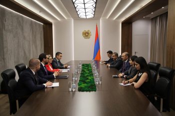 Արմեն Գրիգորյանն ընդունել է ՆԱՏՕ-ի գլխավոր քարտուղարի Գործողությունների գծով փոխտեղակալ Բուրչու Սանին