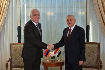 Վահագն Խաչատուրյանի և Իրաքի նախագահի հանդիպմանն ընդգծվել է Երևան-Բաղդադ ուղիղ թռիչքների ներդրման անհրաժեշտությունը
