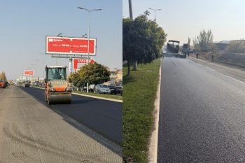 Միջին նորոգման աշխատանքներ՝ Մ-1, Երևան-Գյումրի ճանապարհի մի հատվածում