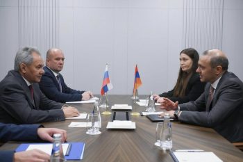 Արմեն Գրիգորյանն ու Սերգեյ Շոյգուն քննարկել են Հայաստանի և Ռուսաստանի միջև առկա երկկողմ հարաբերությունների օրակարգը