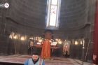 Շիրակի թեմի հոգևորականների պատարագը Գյումրու Ամենափրկիչ եկեղեցում