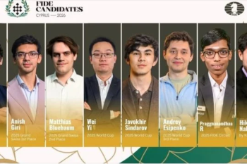 ՖԻԴԵ-ն հրապարակել է Շախմատի աշխարհի չեմպիոնի հավակնորդների ցուցակը