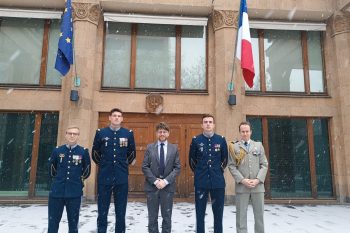 Ֆրանսիայի դեսպանն ընդունել է Հայաստանում ուսումնառող Ֆրանսիայի ռազմական ակադեմիայի ուսանողներին