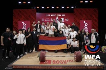 Հայաստանի ծանրամարտի տղամարդկանց ընտրանին լավագույնն է ճանաչվել Եվրոպայի առաջնությունում