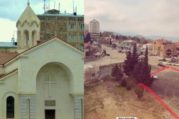 Արցախի թեմը խստորեն դատապարտում է Ադրբեջանի կողմից Ստեփանակերտի Սուրբ Հակոբ եկեղեցու ավերումը