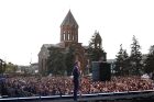 Եվ քանի Գյումրին այստեղ է, Հայաստանն առաջ է գնում խաղաղությամբ, կայունությամբ՝ Եվրոպայի կողքին․Մակրոնը Գյումրիում